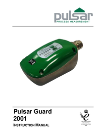 Thumbnail of document Manual - PulsarGuard 2001 Sand Sensor